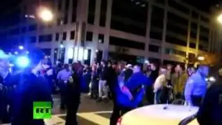 'Occupy DC' - Washington arrests - Police vs protesters