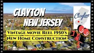 Clayton, New Jersey. RARE REDISCOVERED FILM. A Look Back In Time. {1950's} {4K Color 30 fps}
