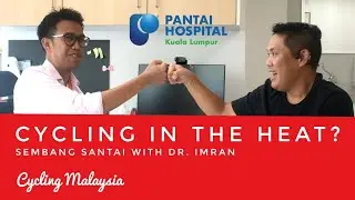 Managing heat while cycling.