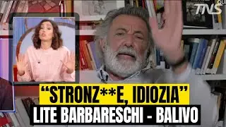 Barbareschi furioso con Balivo, urla e parolacce:: &ldquo;Stronza**! poi l'uscita 