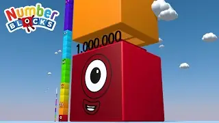 Numberblocks Challenge! 1 vs 10,000 vs 10 MILLION! 🤩 Learn to Count!