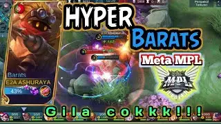 BARATS HYPER Carry kok gini bngt damagenya yaa!!!! meta mpl S8 ngga ngotak - Mobile Legends
