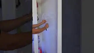 I used white opal vinyl from Hobby Lobby to add my logo to my office doors.