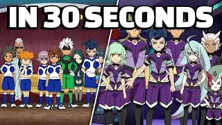 Every Inazuma Eleven Go Galaxy Team In 30 Seconds! #Shorts