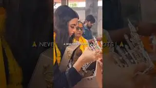 never forgets ur roots Miss Universe India 🇮🇳 2024 at Mahaveer Mandir Patna #missuniverseindia #god