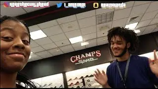 A DAY IN MY LIFE (WORKING AT CHAMPS SPORTS)