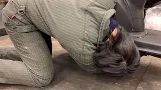 トゥデイの前輪タイヤ交換と後輪ブレーキシュー交換を行いました♪ ばいく屋だっく