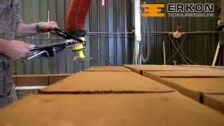Bakstenen tillen met vacuumheffer - Erkon Tilhulpmiddelen