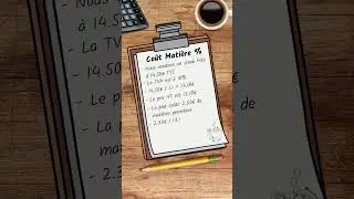 💯 Le Co&ucirc;t Mati&egrave;re % - Gestion Restaurant