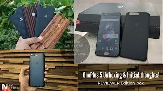 OnePlus 5 Unboxing (India) | 8GB/128GB - Midnight Black Limited Edition Giant Box with 4 Cases!