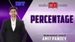 Percentage Problems & Tricks By Amit Pandey