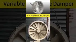 Variable Inlet Vane Damper #engineering #mechanical #mechanism #cad #solidworks #fusion360