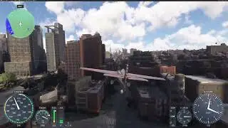 20 minutes of low level flying around New York City in MSFS 2024