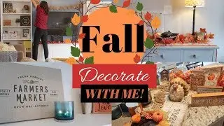 FALL DECORATE WITH ME!🍂 FARMHOUSE FALL DECOR IDEAS 2019 | Budget Friendly | Life According To Jenn