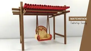 DIY Showpiece Swing | Matchstick and Paper Craft | Beautiful Home Decor Idea