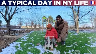 Day in my life walking arround my french  neigbohood with my son