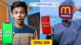 It Happened! 🎉 First Order Success & Server Error Disaster 😨(Day 03) #ecommercebusinessideas #day3