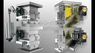 Double Flap Dampers for Fragile and Non-Fraglie Powder Transfer - Japanese Technology