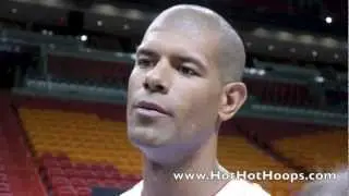 September 28, 2012 - HotHotHoops.com - 2012 Miami Heat Media Day - Shane Battier Interview