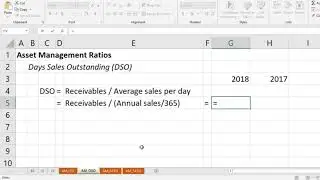 Calculate the Days Sales Outstanding in Excel | PART 02 | IVA Works