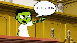 Pbs kids Dash says objection, but slowly text (AVS Video editor test)