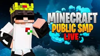 Minecraft SMP LIVE || PUBLIC SMP 24/7 JAVA + BEDROCK || PLAYING IN CREEPER MC SEASON - 5 #live