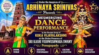 Amazing dance by Koka Vijayalakshmi's disciples to the invading Kashi Vishweshwar #abhinayasrinivas 