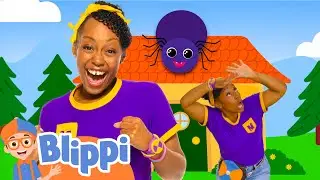 Itsy Bitsy Meekah 🕷️ | Blippi Songs 🎶| Educational Songs For Kids