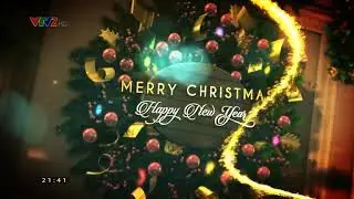 TVAd ident Merry Chrismas 2020 and Happy New Year 2021