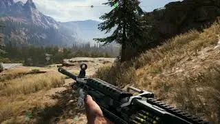 Far Cry 5 - Cheeseburger (Tank) & Jess Black (Bow Stealth) Cultists Mountain Fight Gameplay (2018)