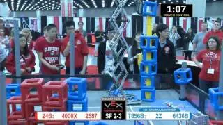 2015 VRC Engr SF2-3 - 24B 4000X 2587 vs 7856B 2Z 6430B - 55 to 91 - VEX Worlds 2015