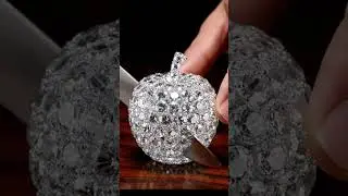 A Diamond 💎 Apple 🍏 Cutting 🗡️ Satisfying video @JustWatchKnow_10