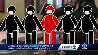 Contact tracers find out where COVID-19 patients visited before testing positive