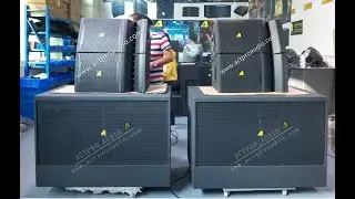 Professional Audio Manufacturers VRX932 & D6400 (single 12'' Line Array with dual 18 inch subwoofer)