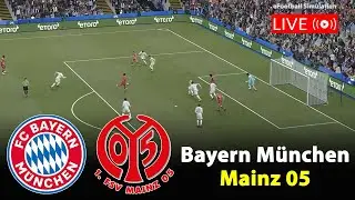 🔴Live- Bayern M&uuml;nchen gegen Mainz 05 | Bundesliga 2025/26 | eFootball PES21 Simulation