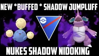 *NEW BUFFED * fairy wind shadow Jumpluff & Double kick Double nuke Shadow Nidoking SEEK & DESTROY GL