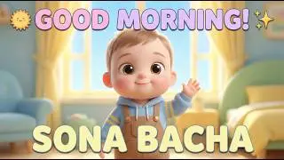 🌞 Good Morning Routine Song | Learn ABC & 123 | Cute Kids Poem