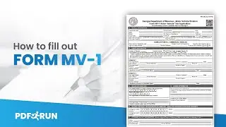 How to Fill Out Form MV-1: Georgia Vehicle Title Application Online | PDFRun