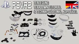 PlayStation PSVR2 Headset (PS5) aufschrauben / Teardown Tutorial & Technik-Guide inkl. Kopfbügel 🪛