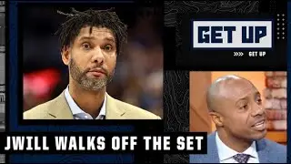 Richard Jefferson&rsquo;s Tim Duncan take prompts JWill to leave the Get Up set 👀