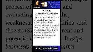 What is Competitive Analysis