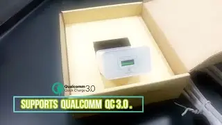 GeekCases ZipCube QC3.0 Wall Charger Adapter | Qualcomm Quick Charge 3.0 with Indian Plug.