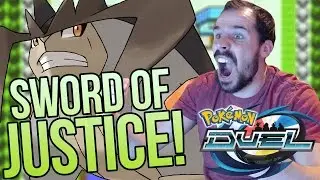 SWORD OF JUSTICE! Terrakion Gameplay & Ranked Online Battles | POKEMON DUEL