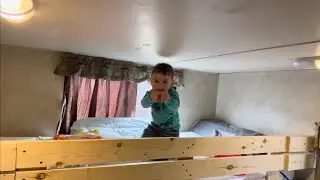 DIY / How to make a Bed Railing for RV/Camper bunk bed