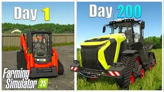 I SPENT 200 DAYS BUILDING A FARM IN FARMING SIMULATOR 25🔥 || HINDI P-2