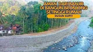 KONDISI TERKINI DI KAMPUNG PINGGIR SUNGAI BOGOWONTO TERDEKAT DARI PROYEK BENDUNGAN BENER