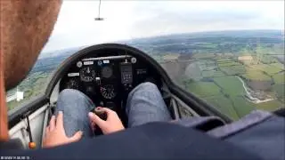 ASK-18 glider flight