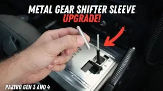 NEVER replace this part again! - Mitsubishi Pajero Gear Shifter Sleeve Upgrade!
