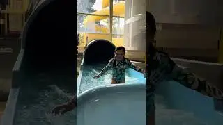 My kids first time on a waterslide! #happykiddos#waterslide#enjoylife#newzealand 