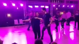 Florian Simon & Melodie Paletta - 2nd Place Adv/Allstar Strictly Blues Allskate - Westie Pink City